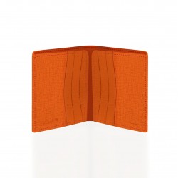 Compact wallet azul and orange